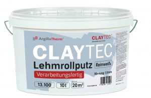 CLAYTEC Lehmrollputz, verarbeitungsfertig