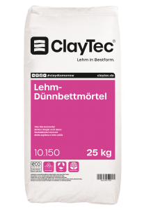 Lehm-Dünnbettmörtel