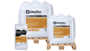 Lehm-Oberputz grob mit Stroh